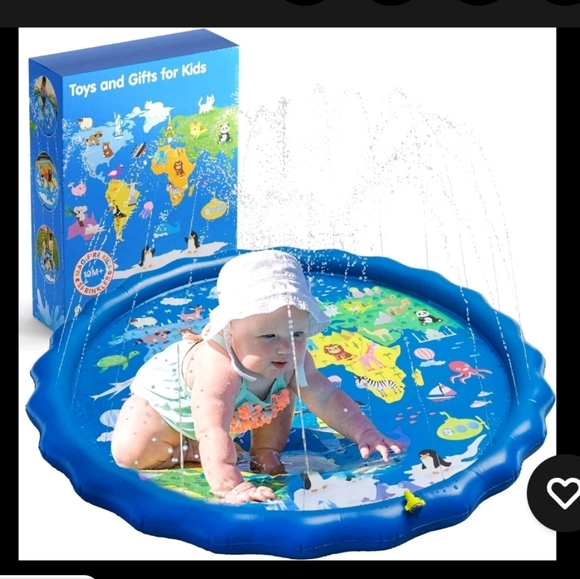 World map splash pad - Picture 1 of 4